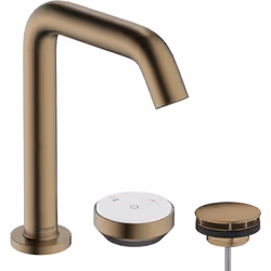 hansgrohe Tecturis S 1x Mitigeur de lavabo 2 trous Comprend : mitigeur de lavabo 2 trous, garniture de vidage ComfortZone 150 ...