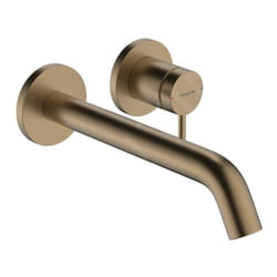 Tecturis s - Mitigeur de lavabo encastré, avec vidage, installation à 2 trous, EcoSmart, bronze brossé 73351140 - Hansgrohe