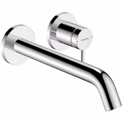Mitigeur de lavabo à levier avec vidage couleur chrome longueur du bec : 225 mm longueur totale 235 mm montage encastré posit ...