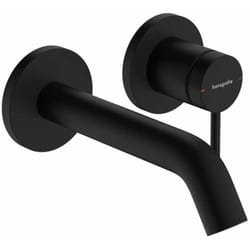 Tecturis s - Mitigeur de lavabo encastré, avec vidage, installation à 2 trous, EcoSmart, noir mat 73350670 - Hansgrohe