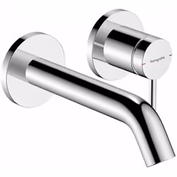 Mitigeur de lavabo à levier avec vidage couleur chrome longueur du bec : 165 mm longueur totale 175 mm montage encastré posit ...