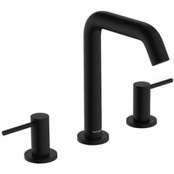 Hansgrohe - Tecturis s - Mitigeur de lavabo avec vidage Push-Open, installation à 3 trous, EcoSmart, noir mat 73330670