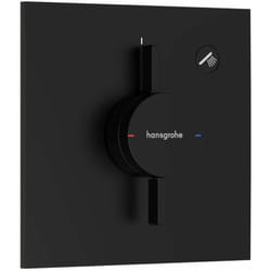 DuoTurn e - Mitigeur de douche encastré, noir mat 75617670 - Hansgrohe