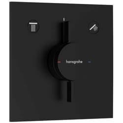 DuoTurn e - Mitigeur encastré 2 sorties, noir mat 75417670 - Hansgrohe