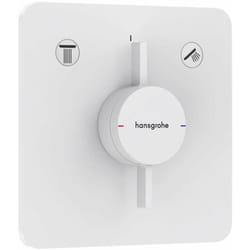 Hansgrohe DuoTurn Q - Mitigeur encastré 2 sorties, blanc mat 75414700