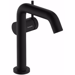 Mitigeur de lavabo à levier avec vidage couleur : noir mat hauteur du robinet : 201 mm longueur du bec : 139 mm zone de confo ...
