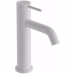 Mitigeur de lavabo sans vidage couleur : blanc mat hauteur du robinet : 183 mm longueur du bec : 116 mm zone de confort : 105 ...