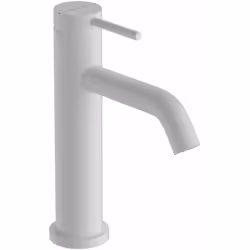 Mitigeur de lavabo sans vidage couleur : blanc mat hauteur du robinet : 183 mm longueur du bec : 116 mm zone de confort : 105 ...