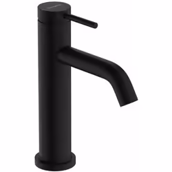 Mitigeur de lavabo à levier avec vidage couleur : noir mat hauteur du robinet : 183 mm longueur du bec : 116 mm zone de confo ...