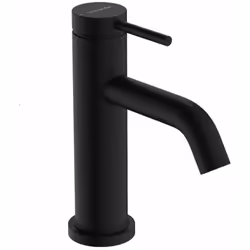 Mitigeur de lavabo sans vidage couleur : noir mat hauteur du robinet : 160 mm longueur du bec : 108 mm zone de confort : 80 m ...