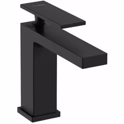 Mitigeur de lavabo à levier avec vidage couleur : noir mat hauteur du robinet 162 mm longueur du bec : 144 mm zone de confort ...