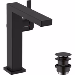 hansgrohe Tecturis E Fine 1 x mitigeur de lavabo à levier unique Détails du produit : montage sur pied, bec fixe ComfortZone  ...