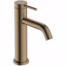 Mitigeur de lavabo à levier avec vidage couleur : bronze brossé hauteur du robinet : 183 mm longueur du bec : 116 mm zone de  ...