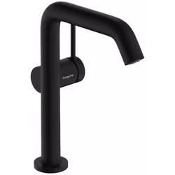 Mitigeur de lavabo à levier avec vidage couleur : noir mat hauteur du robinet : 236 mm longueur du bec : 154 mm zone de confo ...