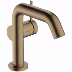 Mitigeur de lavabo à levier avec vidage couleur : bronze brossé hauteur du robinet : 161 mm longueur du bec 130 mm zone de co ...
