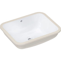 Xuniva q lavabo à encastrer, avec trop-plein, sans trou - Hansgrohe