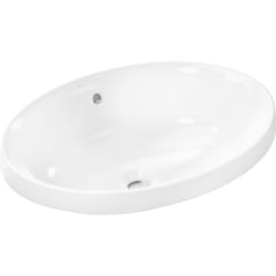 Xuniva d lavabo encastré, avec trop-plein, sans trou - Hansgrohe