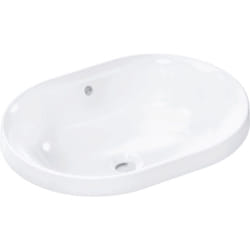 Xuniva u lavabo encastré, avec trop-plein, sans trou - Hansgrohe