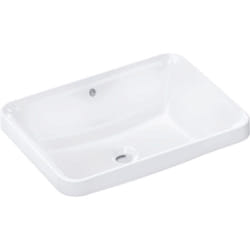 Hansgrohe - Xuniva q lavabo encastré, avec trop-plein, sans trou