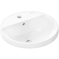 Hansgrohe - Xuniva s lavabo encastré, avec trop-plein, 1 trou pour