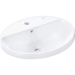 Xuniva d lavabo encastré, avec trop-plein, 1 trou pour - Hansgrohe