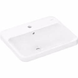 hansgrohe Xuniva Q 1 x lavabo encastré Détails du produit avec trop-plein, 1 trou pour robinet matériau : céramique hauteur i ...