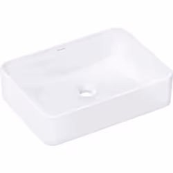 hansgrohe Xuniva Q 1 x lavabo à poser Détails du produit sans trop-plein, sans trou de robinetterie matériau : céramique haut ...
