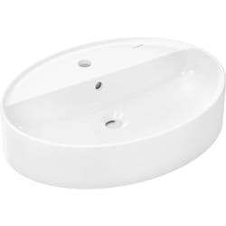 Xuniva d lavabo à poser, avec trop-plein, 1 trou pour - Hansgrohe