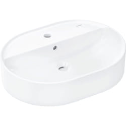 hansgrohe Xuniva U lavabo à poser, avec trop-plein, 1 trou pour