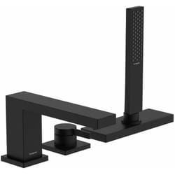 Hansgrohe - Tecturis e - Mitigeur sur bord de baignoire, installation 3 trous, sBox, noir mat 73443670