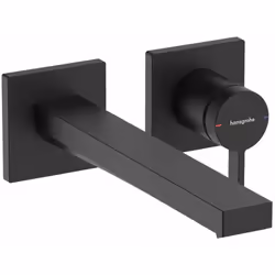 Mitigeur de lavabo à levier avec vidage couleur : noir mat longueur du bec : 224 mm longueur totale 230 mm montage encastré p ...