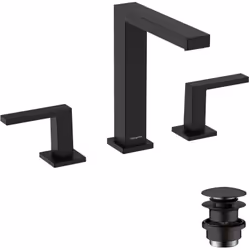 hansgrohe Tecturis E 1 x mitigeur de lavabo à levier unique Détails du produit : Mélangeur 3 trous ComfortZone 150 Poignées : ...