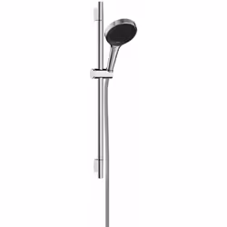 Le set de douche comprend douchette à main finition : chrome / graphite Taille du module de douche 130 mm XXL Performance 3 j ...