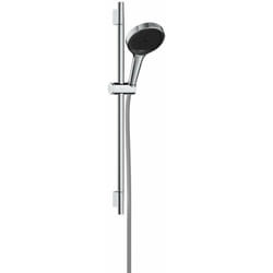 Hansgrohe - Rainfinity - Set pomme de douche, barre et flexible, 3 jets, EcoSmart, chrome 28746000