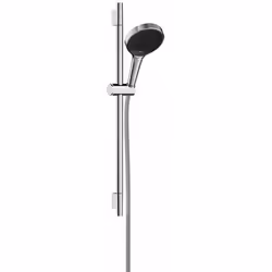 Le set de douche comprend douchette à main finition : chrome / graphite Taille du module de douche 130 mm XXL Performance 3 j ...