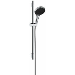 Hansgrohe Rainfinity - Set de pommeau de douche, barre et flexible, 3 jets, chrome 28745000