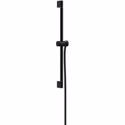 Barre de douche Unica Pulsify S 90 avec flexible de douche couleur : noir mat matériau : métal / plastique hauteur : 959 mm e ...
