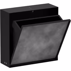 hansgrohe XtraStoris Rock 1 x poubelle Détails du produit : encastrement mural profondeur dencastrement : 100 mm porte Push-O ...