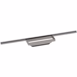 Caniveau de douche Minimallistic 700 matériau de la grille: Acier inoxydable réglable en hauteur + 10 mm convient pour l’évac ...