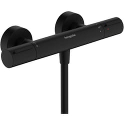 Ecostat Element - Mitigeur de douche thermostatique, noir mat 13346670 - Hansgrohe