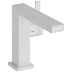 Hansgrohe - Tecturis e - Mitigeur de lavabo avec vidage Push-Open, CoolStart, EcoSmart, blanc mat 73024700