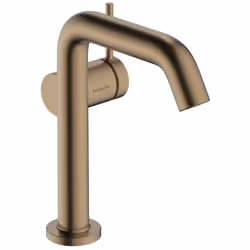Mitigeur de lavabo à levier avec vidage couleur : bronze brossé hauteur du robinet : 201 mm longueur du bec : 139 mm zone de  ...