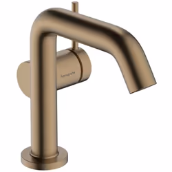 Mitigeur de lavabo à levier avec vidage couleur : bronze brossé hauteur du robinet : 161 mm longueur du bec : 130 mm zone de  ...