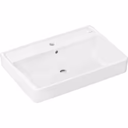hansgrohe Xanuia Q 1 x lavabo Compact Détails du produit suspendu avec trou pour robinetterie, avec trop-plein hauteur intéri ...