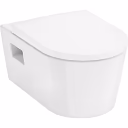 hansgrohe EluPura Original S 1 x kit pour WC suspendu Détails du produit suspendu, fixation visible sans bord de chasse, chas ...