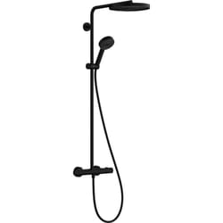 Pulsify s Puro - Set de douche avec thermostat, diamètre 26 mm, 3 jets, noir mat 24236670 - Hansgrohe