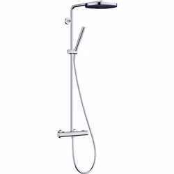 hansgrohe Pulsify S Puro 1 x système de douche montage mural, installation en saillie Douche de tête Pulsify 260 1jet Dimensi ...