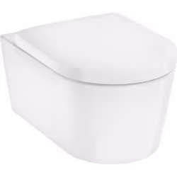 Ensemble de toilettes suspendues 540 AquaFall Flush couleur : blanc taille : 540 x 365 mm matériau du WC : céramique Fabriqué ...