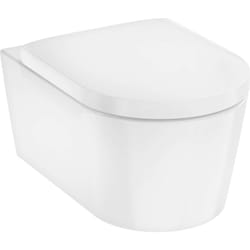 Hansgrohe - EluPura s - wc suspendu avec siège SoftClose, Rimless, AquaFall Flush, blanc 60292450