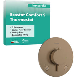 Ecostat Comfort s thermostat encastré pour 2 - Hansgrohe
